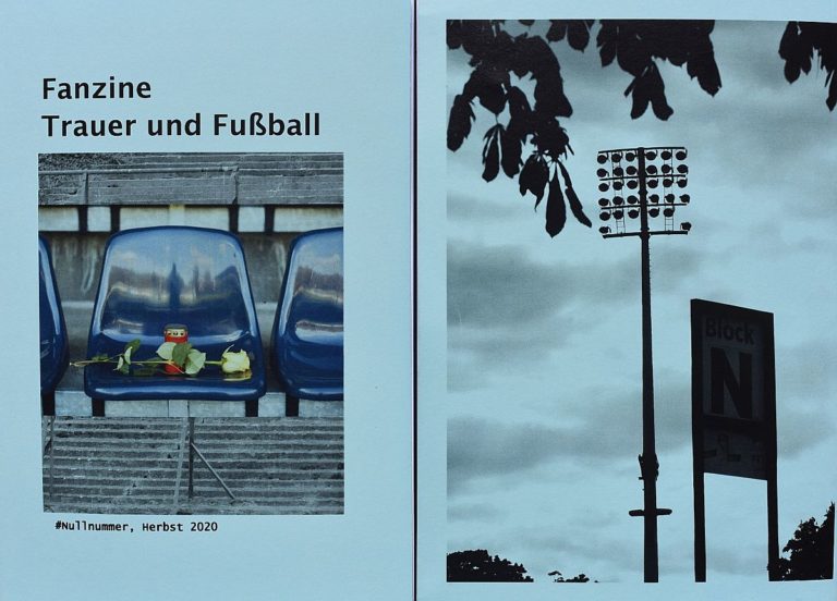 Deckblatt und Rückseite des Fazines.
