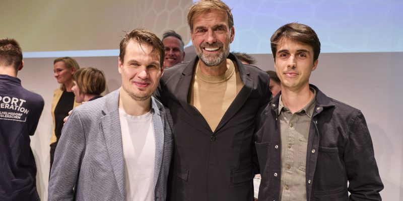 Jonas Karpa, Jürgen Klopp und Carlo Kosok